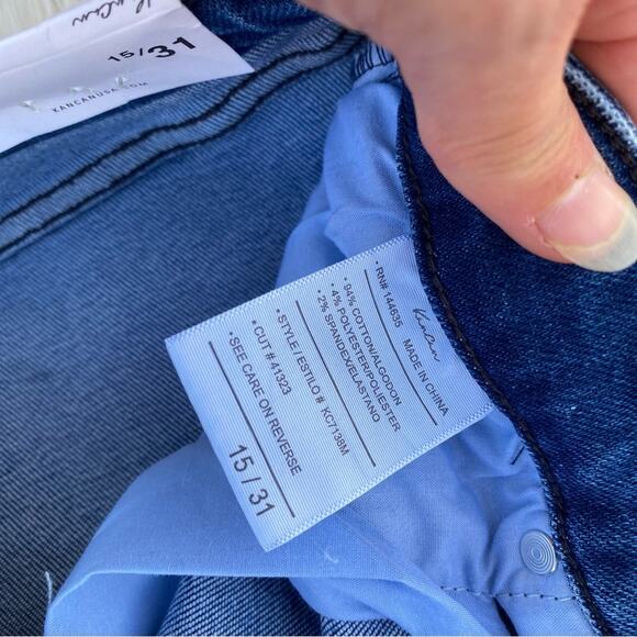 Kancan button fly raw hem high rise flare 31 NWT - Picture 5 of 5